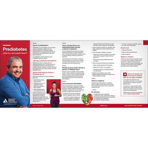Prediabetes: What is it and What Can I Do? Brochure (Bilingual) (50/pkg)