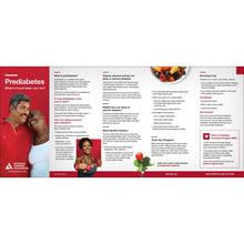 Load image into Gallery viewer, Prediabetes: What is it and What Can I Do? Brochure (Bilingual) (50/pkg)