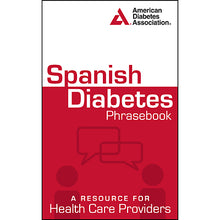 Load image into Gallery viewer, Spanish Diabetes Phrasebook