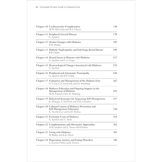 Complete Nurse's Guide to Diabetes Care