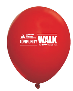 Community Walk Red Balloons (25/Pkg)