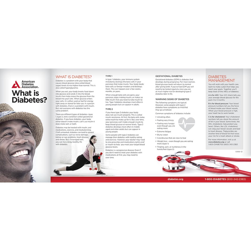 Diabetes Pamphlets Brochures